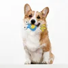 Pet Latex Toy Cartoon Alien Monster - Dog Chew Toy, Bite-Resistant, Squeaky, for Puppies Small Dogs, Teething Cleaning, 4
