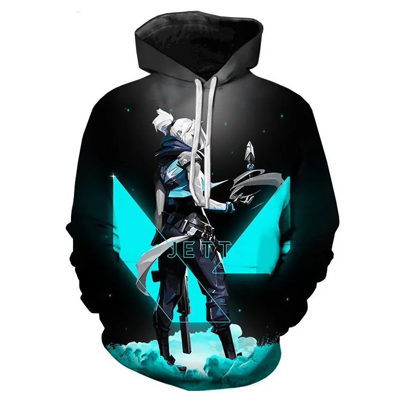 

New Fashion Valorant Hoodies Game 3D Print Men WomenSweatshirts Oversized Hoodie Kids Pullovers Tracksuits Clothing Hoodies