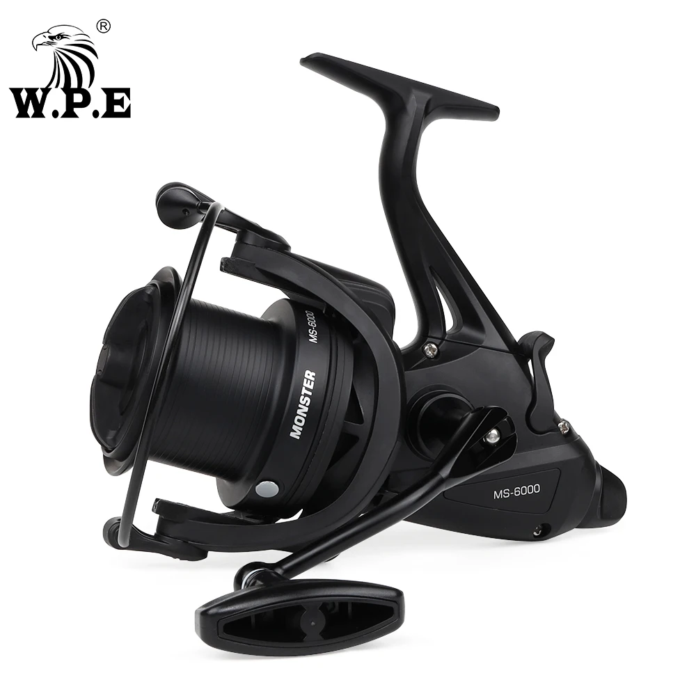 

W.P.E Monster Carp Fishing Reel 6000/7000/8500/9000 Spinning Reel 4.6:1 Gear Ratio 7+1 BBs Pre & Post Loading Spinning Wheel