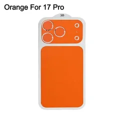 Orange Full Cover Back Sticker Film - Anti - Scratch Screen Protector (Orange for 17 Pro)