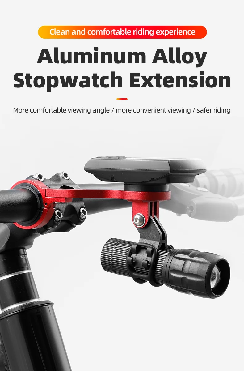 Support De Potence Pour Ordinateur Garmin Edge - Extension De Tige De Vélo, Neuf