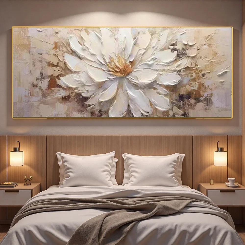 Textured Floral Oil Painting 1