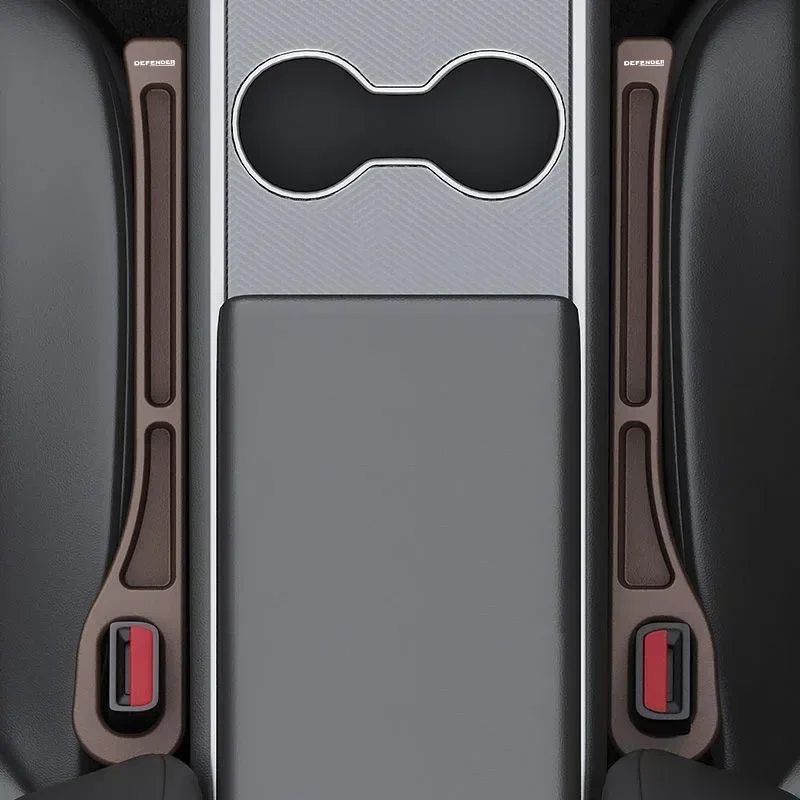 2Pcs Car Seat Gap Filler Leather Leak-proof Plug Strip for Land Rover Defender