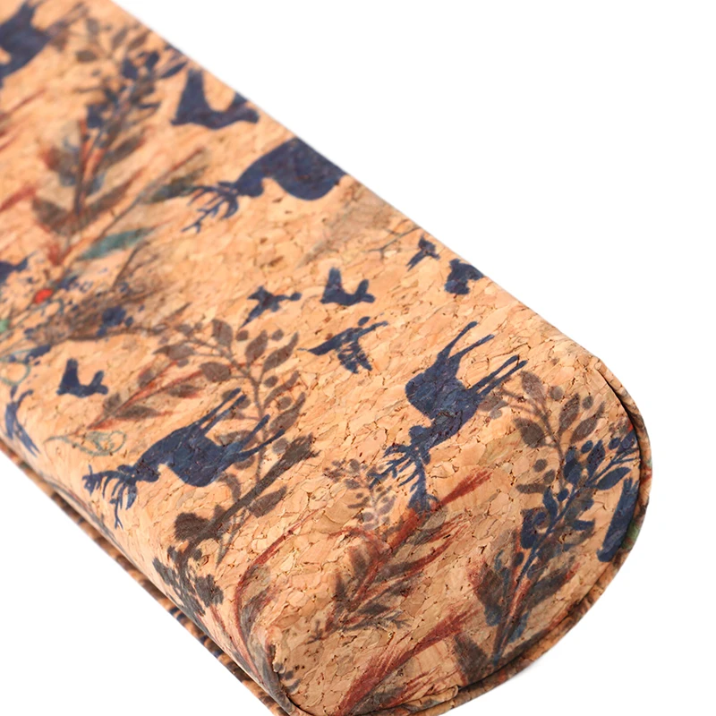 Japan Style Pressure-Resistant Antique Cork Mural Retro Glasses Case Portable Magnetic Myopia Storage Sunglassex Box For Unisex