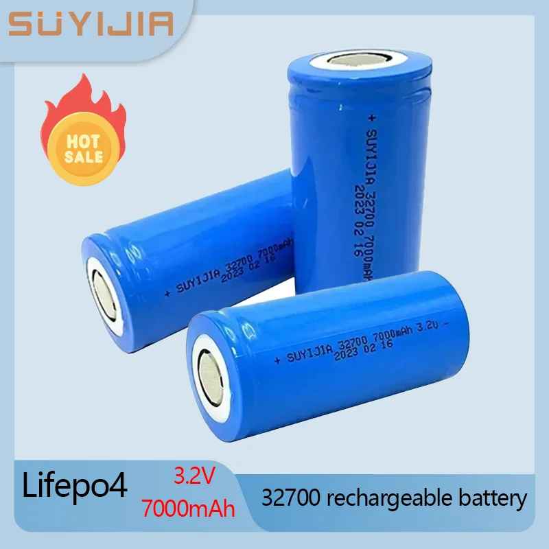 

32700 Lithium Iron Phosphate Power Battery 3.2V 7000mAh Suitable for Flashlight Small Fan Beauty Instrument Electric Tool Shaver