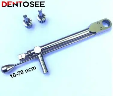 

Dental Implant Torque Wrench Ratchet 10-70Ncm Dental Screwdriver Repair Tools Drivers & Wrench Dentistry Implant Repair Tools