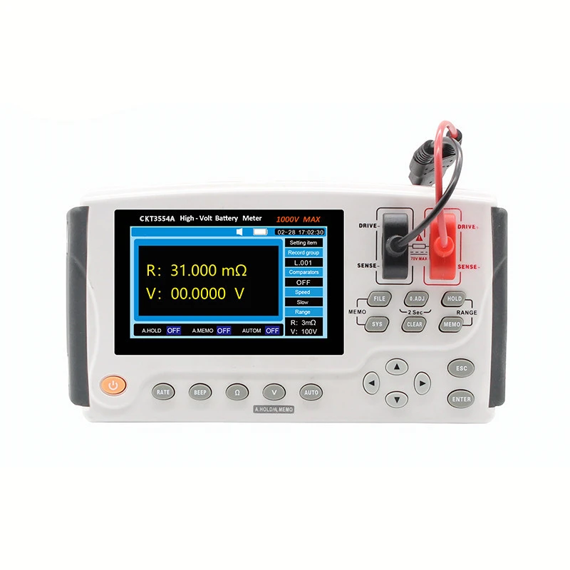

Chuangkai CKT3554A High Voltage Handheld Battery Tester Internal Resistance Meter CKT3554B CKT3554D