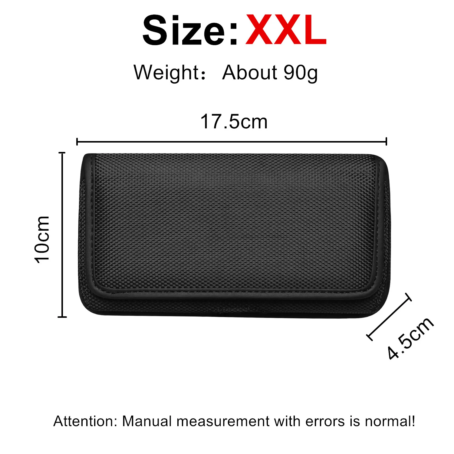 Sleek Oxford Cloth Waist Bag with Clip and Leather Accents