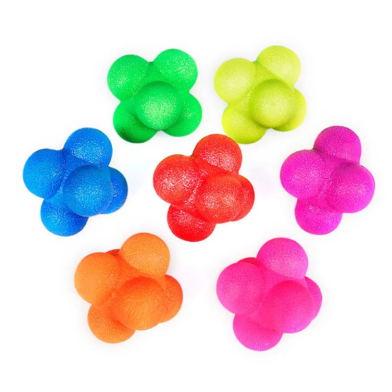 5PCS Sports Reaction Ball Agility Reflex Speed Training Hand Eye Coordination Stress Relief Fidget Sensory Toys For Kids Adults