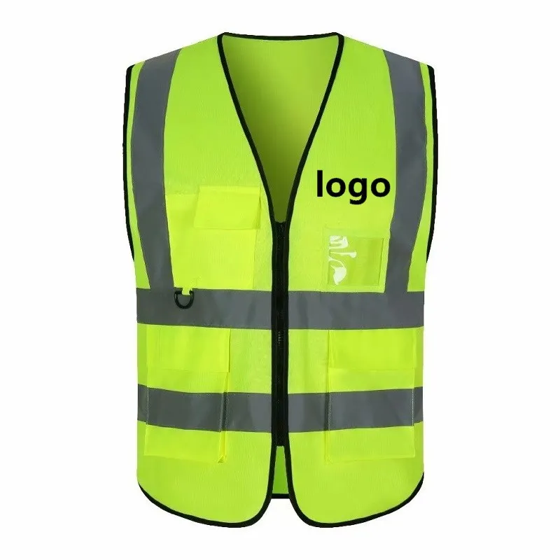 Reflective Jacket Safety Logo Reflective Safety Vest Logo Custom