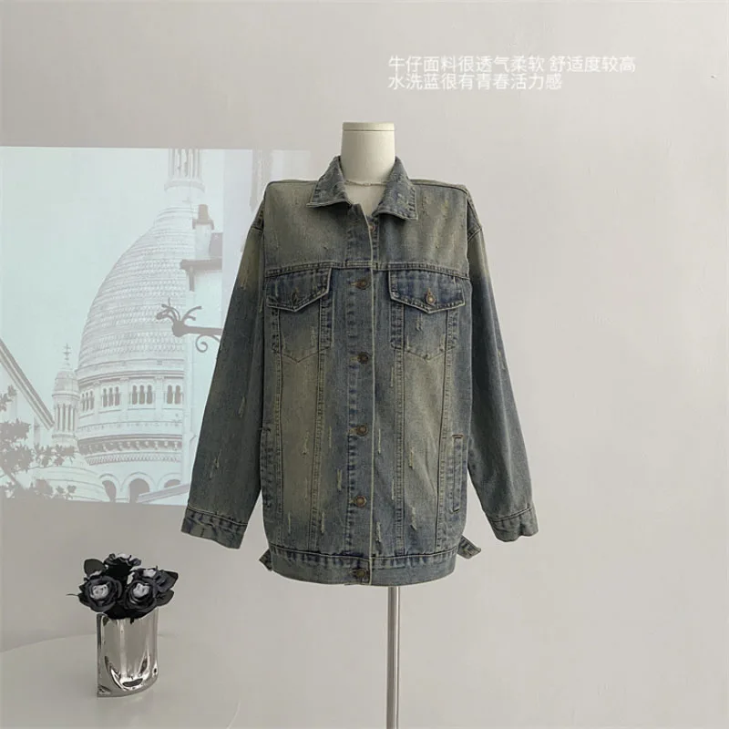 high-street-american-vintage-denim-jacket-women's-chic-hip-hop-style-fashion-blue-long-sleeved-jacket-for-women