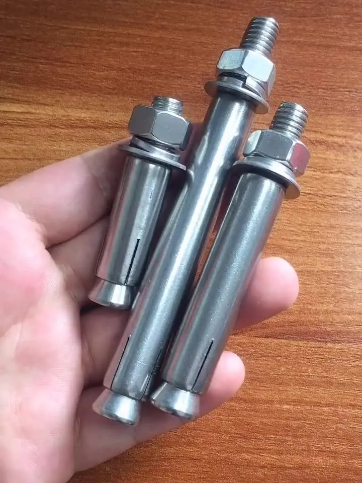 8 Stück M10 X 70 Edelstahl Dehnschrauben - 304 Edelstahl Ankerbolzen Set