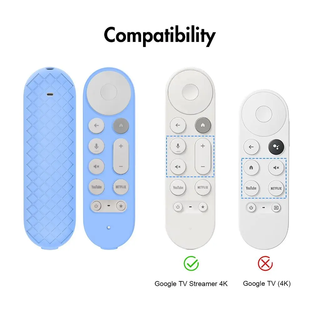 Silicone Anti-Scratch Remote Cover with Lanyard - Protective Case