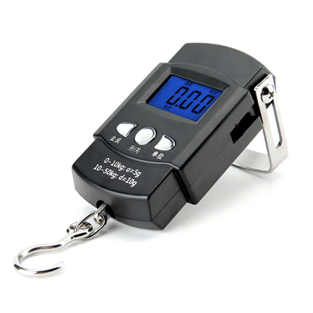 Portable Digital Scale Lcd Display Suitcase Travel Handheld Weighing Hanging Scale For Fishing Accessories Electronic Balance