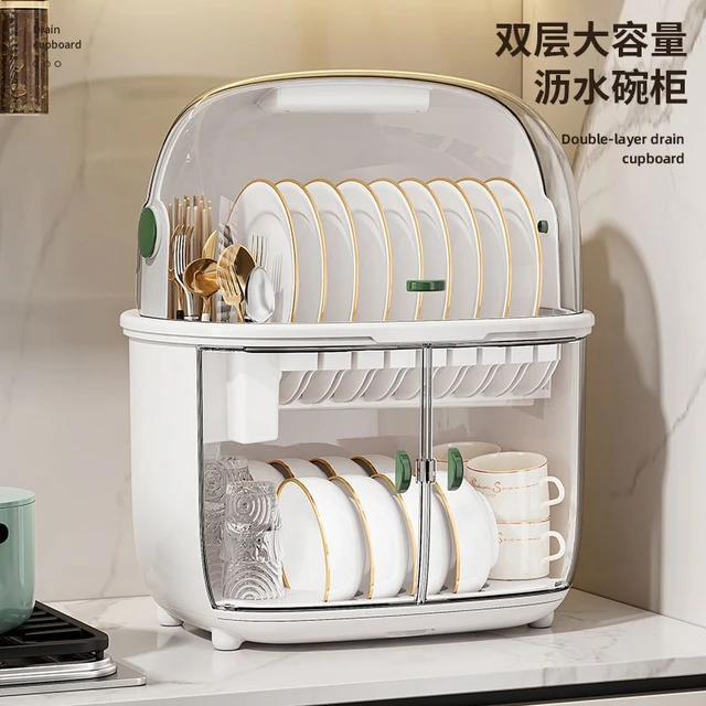 Kitchen bowl dish drying rack cabinet tray tabletop ware drainage storage  box home accessories organizer - AliExpress