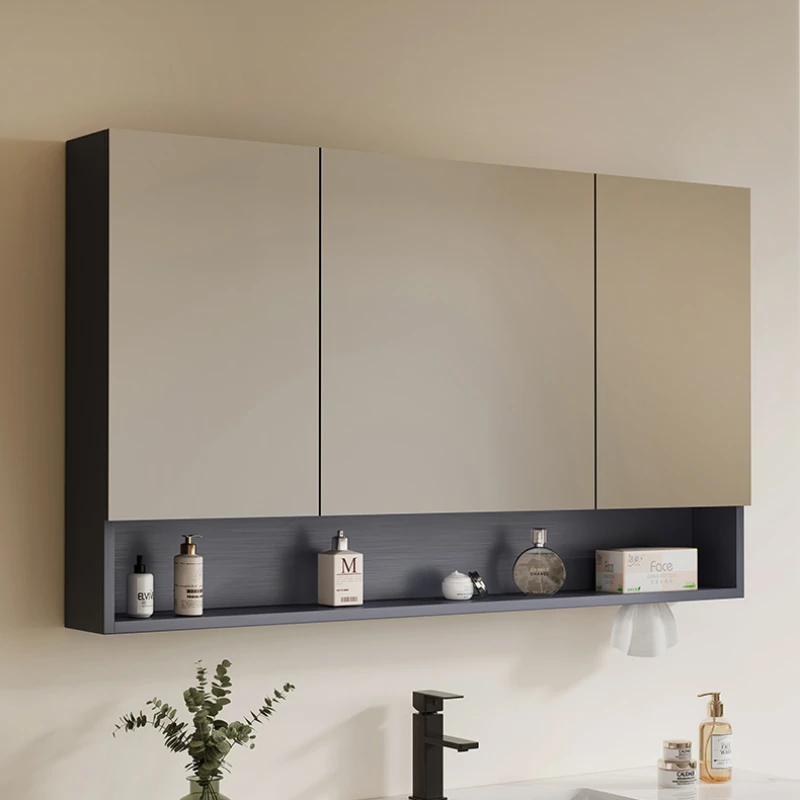 

Nordic Intelligent Bathroom Cabinets Defogging Beauty Storage Bathroom Cabinets Designer Home Furniture Armadi Specchi HBMC