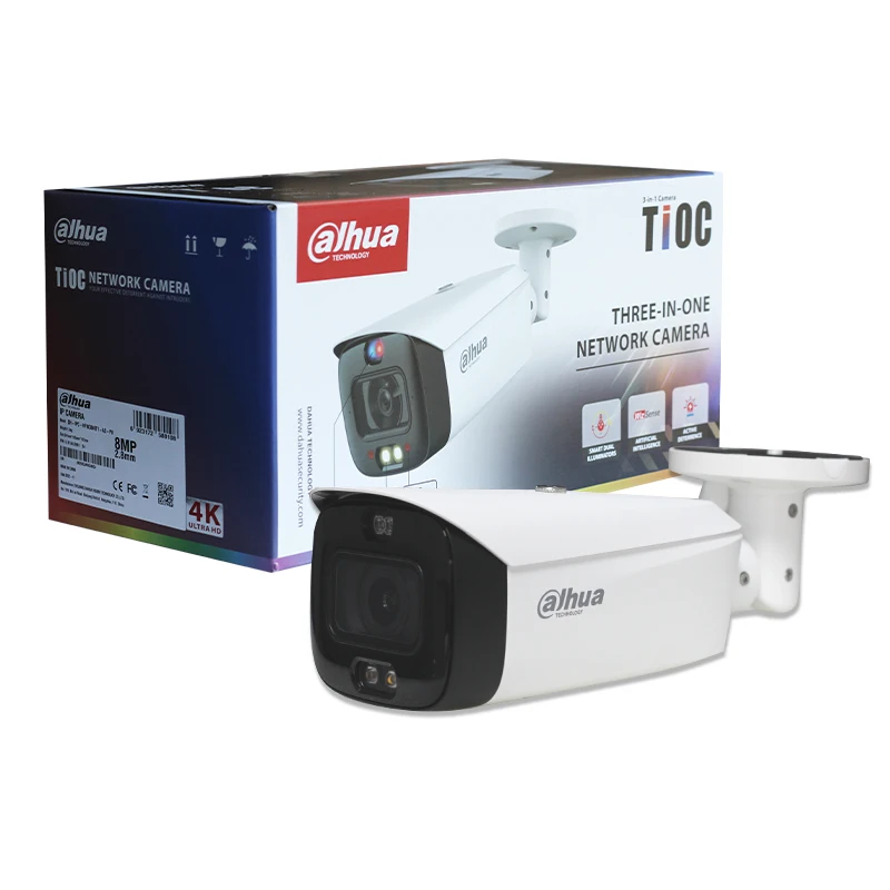 Dahua WizSense 4MP 5MP 8MP Smart Deterrence Bullet Camera Sound