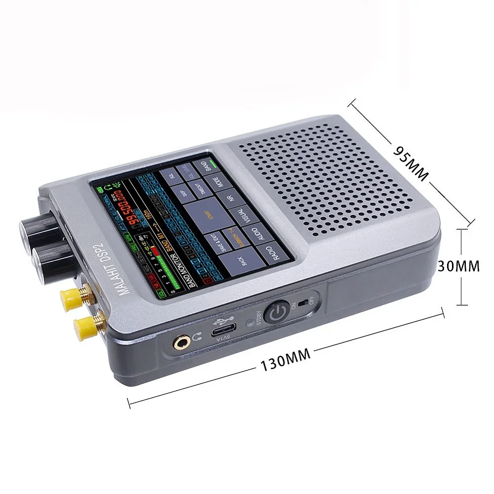 Upgraded Genuine Malahit-DSP2 Radio Latest Firmware V2.40 Malahit DSP2 SDR Malachite Receiver 10KHz-2GHz AM/SW/MW/FM Full-band 5