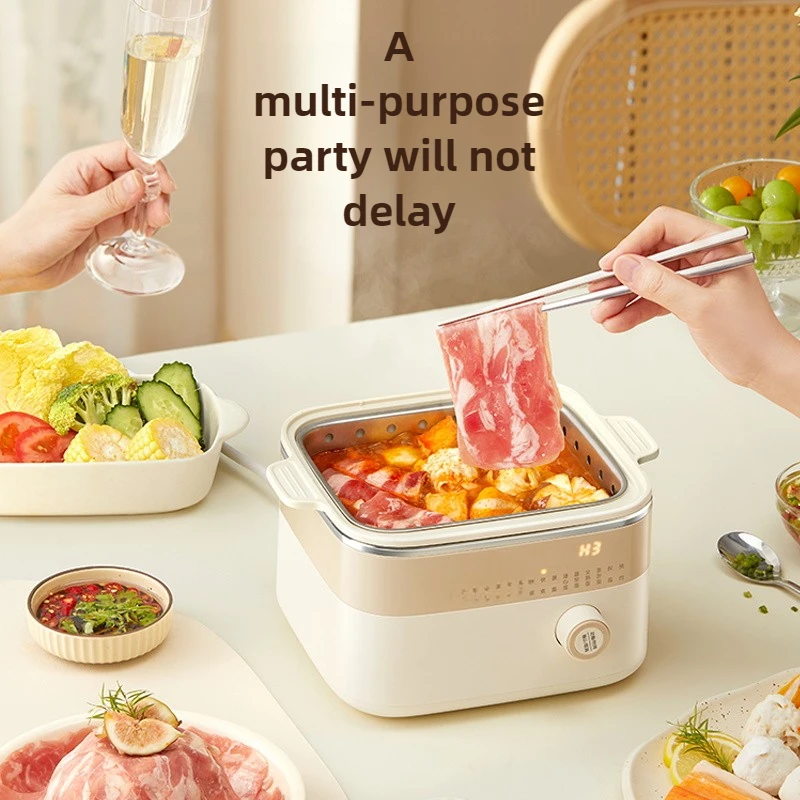 Egg Cooker Steamer with Stainless Steel Pot & Strainer Basket for Boiling Eggs, Blanching Veg, Salad Prep, Healthy Low-Fat Meals