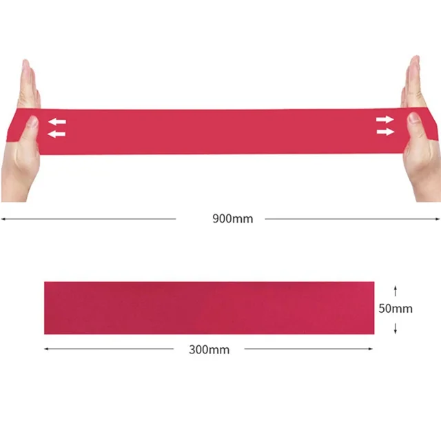 Tpe Yoga Resistance Band Fitness Elastic Band Squat Buttocks Assistance Equipment Stretching Exercise Training Band 6