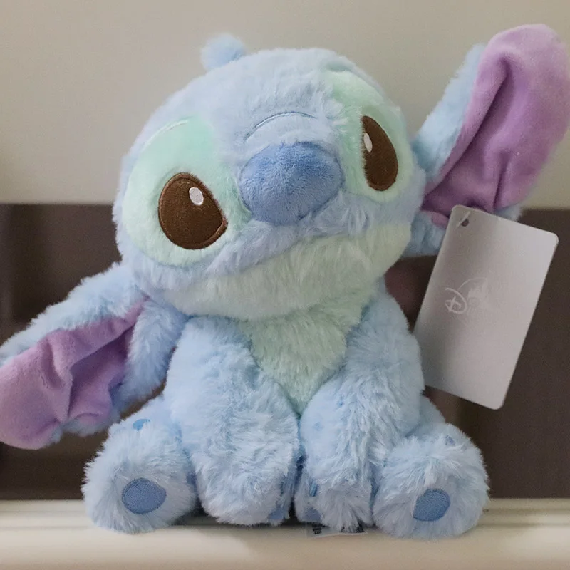 23cm 디즈니 Lilo 및 스티치 플러시 장난감 애니메이션 귀여운 것들 Kawaii Kids 인형 박제 동물 어린이 장난감 소년 선물 여자 친구