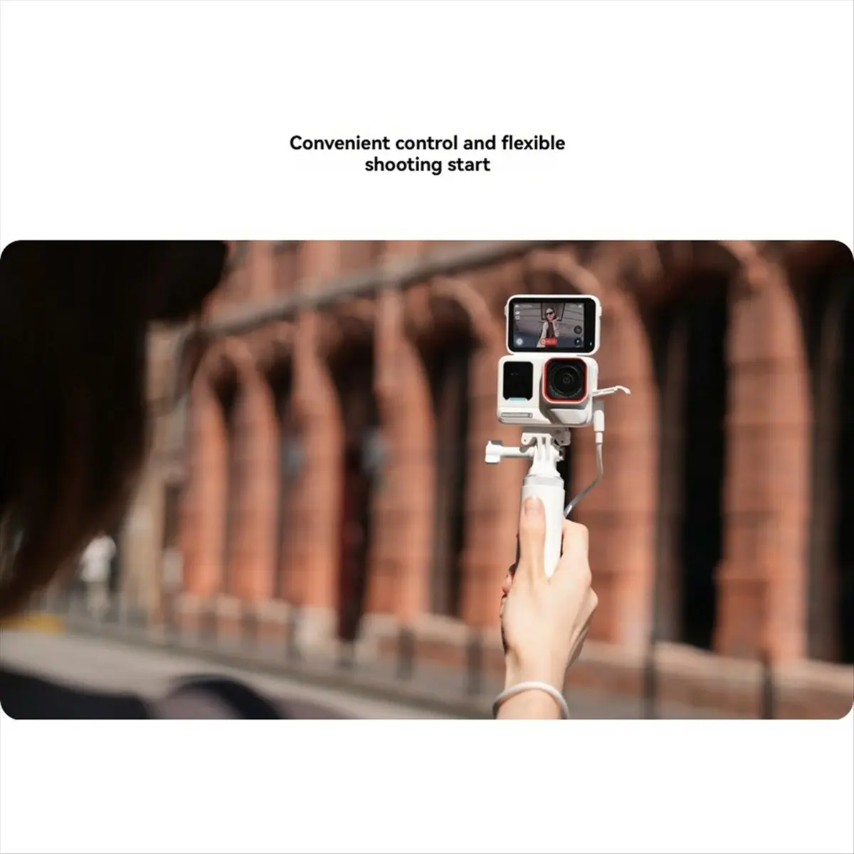 Insta360 GO Ultra/AcePro2용 N05R 미니 파워 핸들 삼각대 Insta360 GO Ultra 액세서리용 내장 4900mAh 배터리