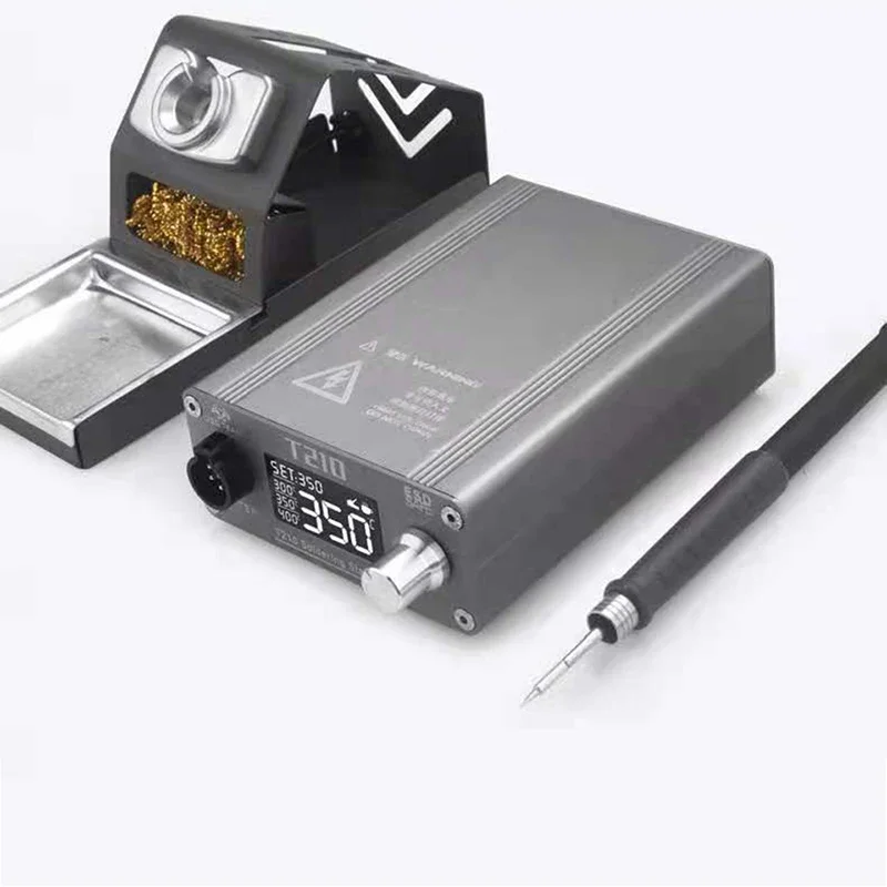 OSS T210 Electric Soldering Iron Constant Temperature Soldering Station Temperature Adjustable Repair Welding Tool Set 75W