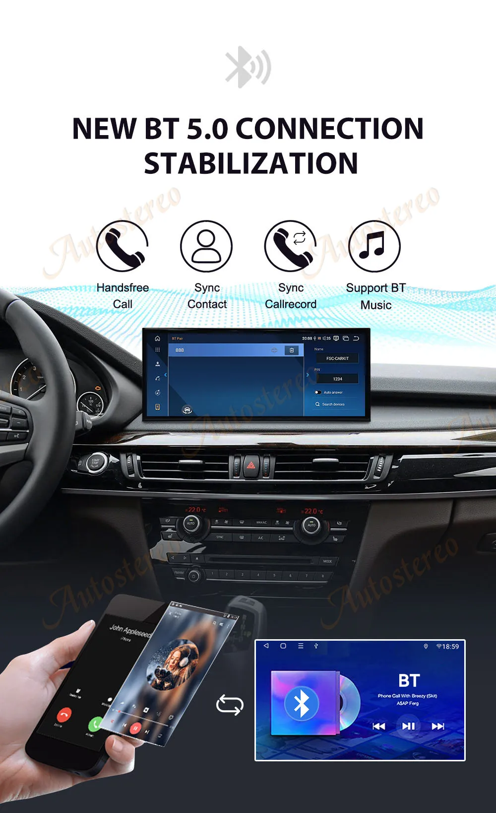 15.8 Inch Qualcomm Android 13 Carplay For BMW X5 F15 X6 F16 X5M Car Multimedia P