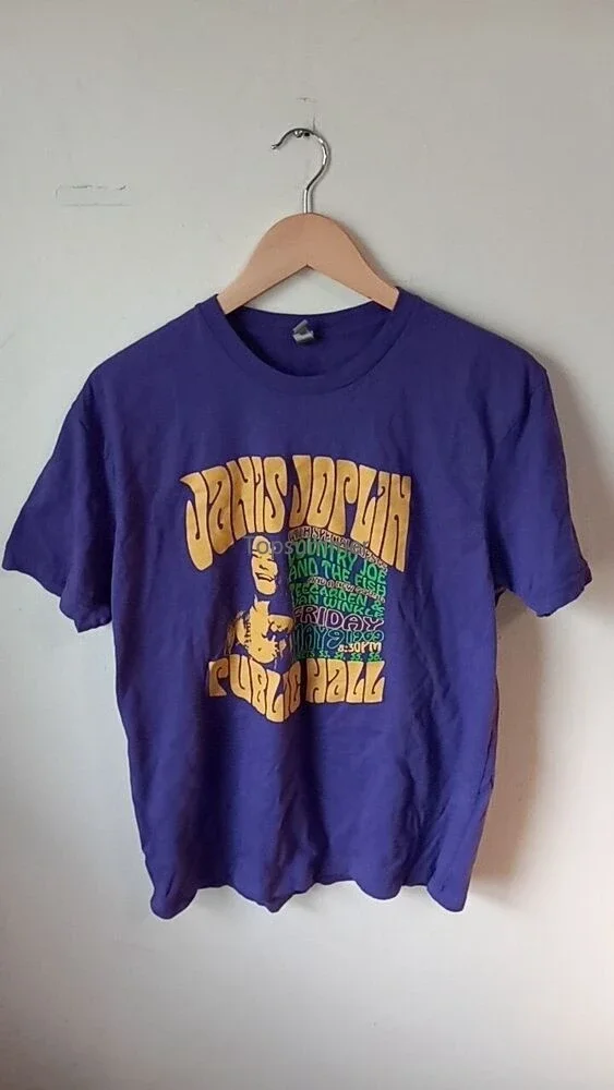 

Janis Joplin T Shirt Large Reprint Public Hall May 9Th 1969 Cleveland Oh