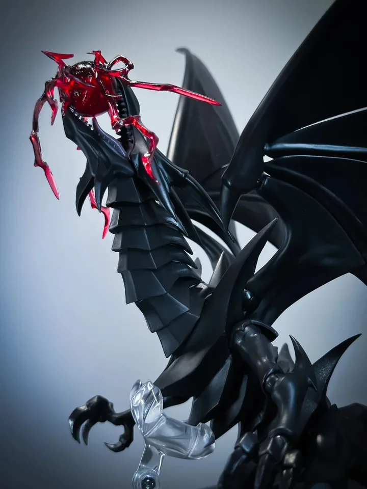 バンダイ-子供のための黒いドラゴンのモデルキット,アニメのアクション