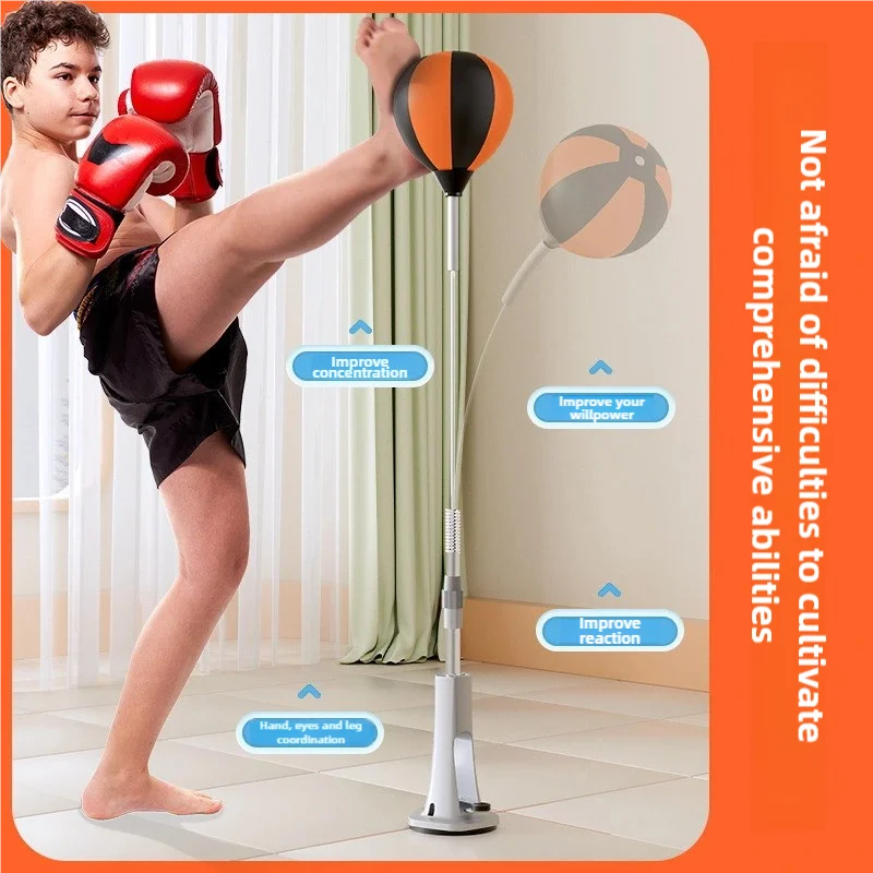 Boxing Reaction Ball Boxing Punching Bag Punching Bag with Stand for Equipment Fitness MMA Stress Relief & Fitness