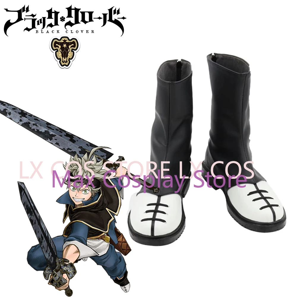 Max Asta Anime Cosplay Costume pour homme, perruque noire, cape de taureau, Everak, haut blanc, pantalon, ceinture, sac, tenue, cinq cuir chevelu, Noelle