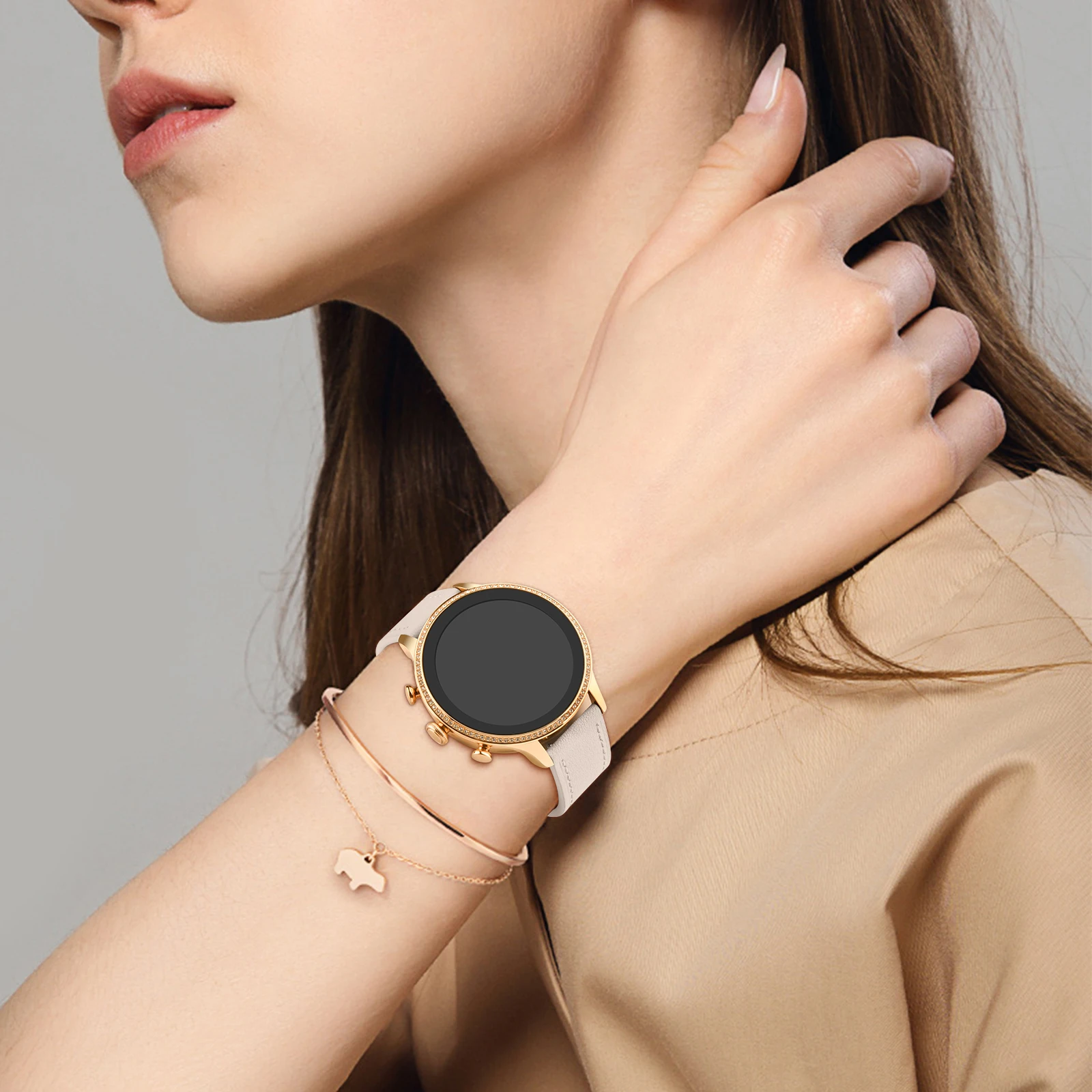 Premium Leather Watch Band - Universal Compatibility, Available in Multiple Sizes