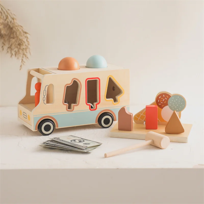 Cubo Actividades Madera KABENFIS - Juguete Educativo Con 8 Juegos Para Niños
