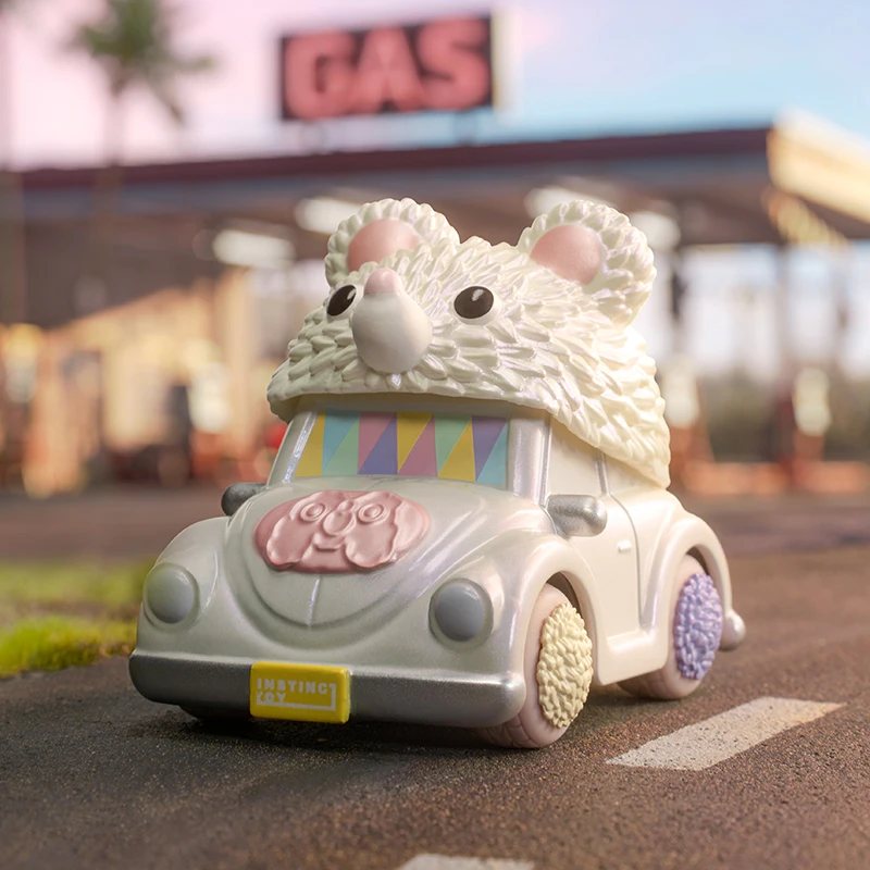 Фото POP MART POPCAR счастливые выходные серии глухая коробка игрушка кавайная кукла экшн-фигурка игрушка Коллекционная Фигурка модель сюрприз загадка коробка №3