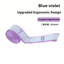 Enhanced Resistance Bands Set for Yoga, Pilates, Home Gym, and Pull - Up Training - Purple, Blue, Pink Elastic Straps with Guide (8 - Loop Blue)