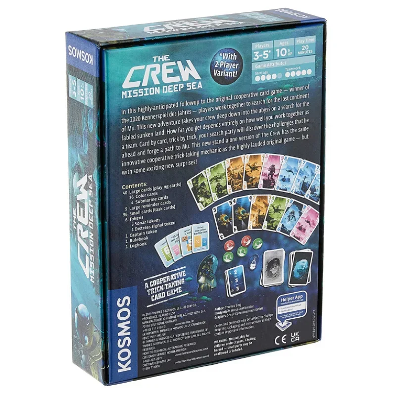The Crew-Quest for Planet Nine Astronauts Full English Family Gathering Chessboard Game Entertainment Divination Card Game