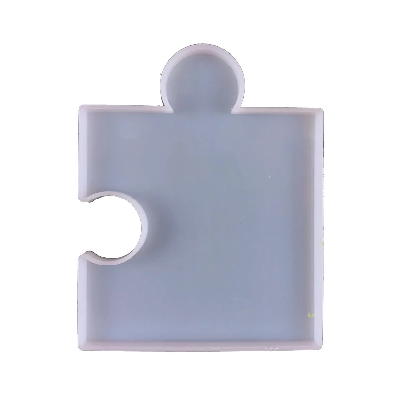 Handmade Puzzle UV Epoxy Resin Mold Cup Mat Mug Pad Silicone Mould DIY
