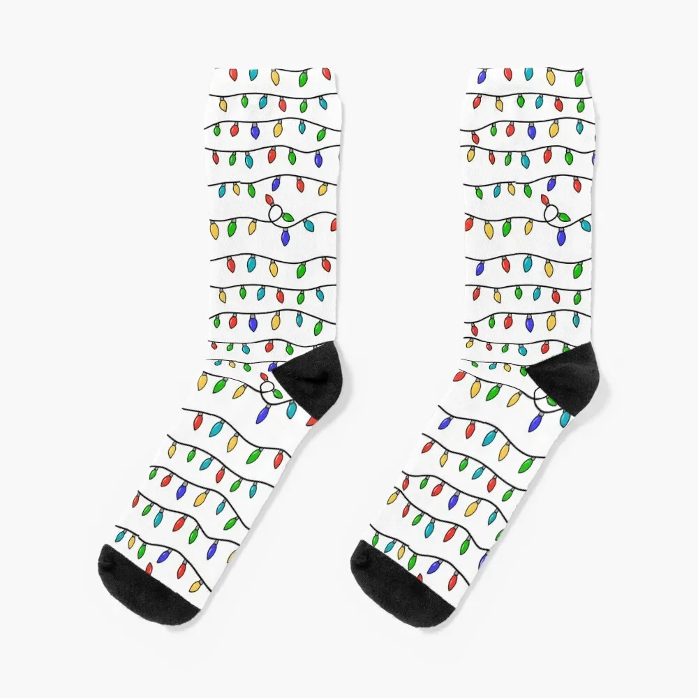 

Christmas Lights Socks hip hop Children's soccer anti-slip Socks Ladies Men's