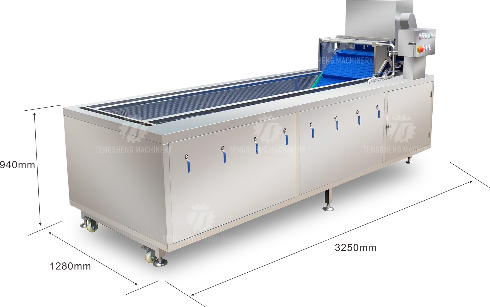 Manufactory Direct ginger washing machine Automatic vegetable washers washing machine for vegetable 2