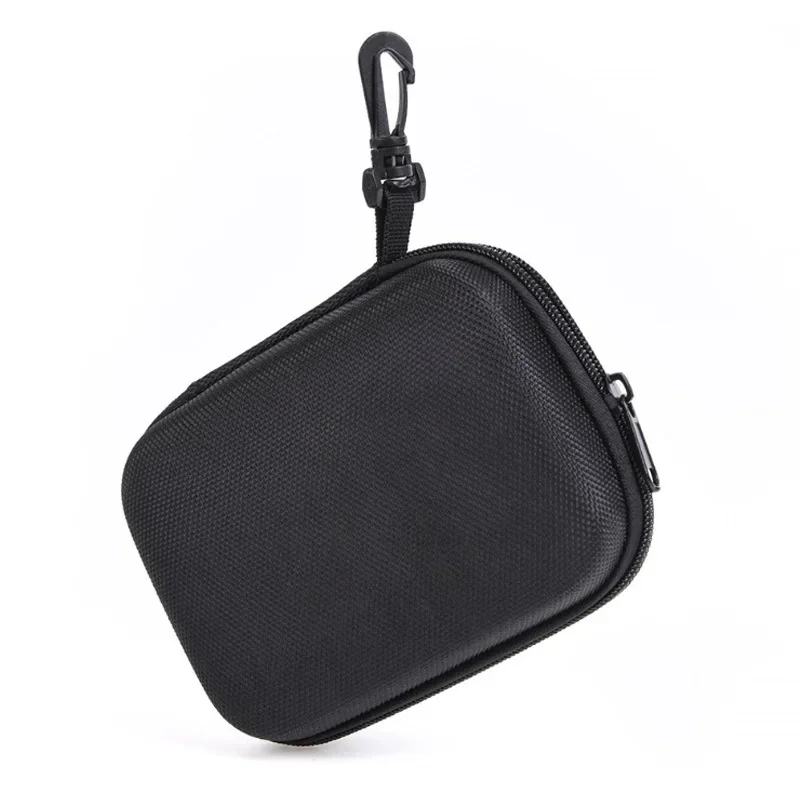 Portabale Fly Fishing Lure Spinner Spoon Bait Black Storage Box Professional 16 Slots Hard EVA Storage Case Container Bag