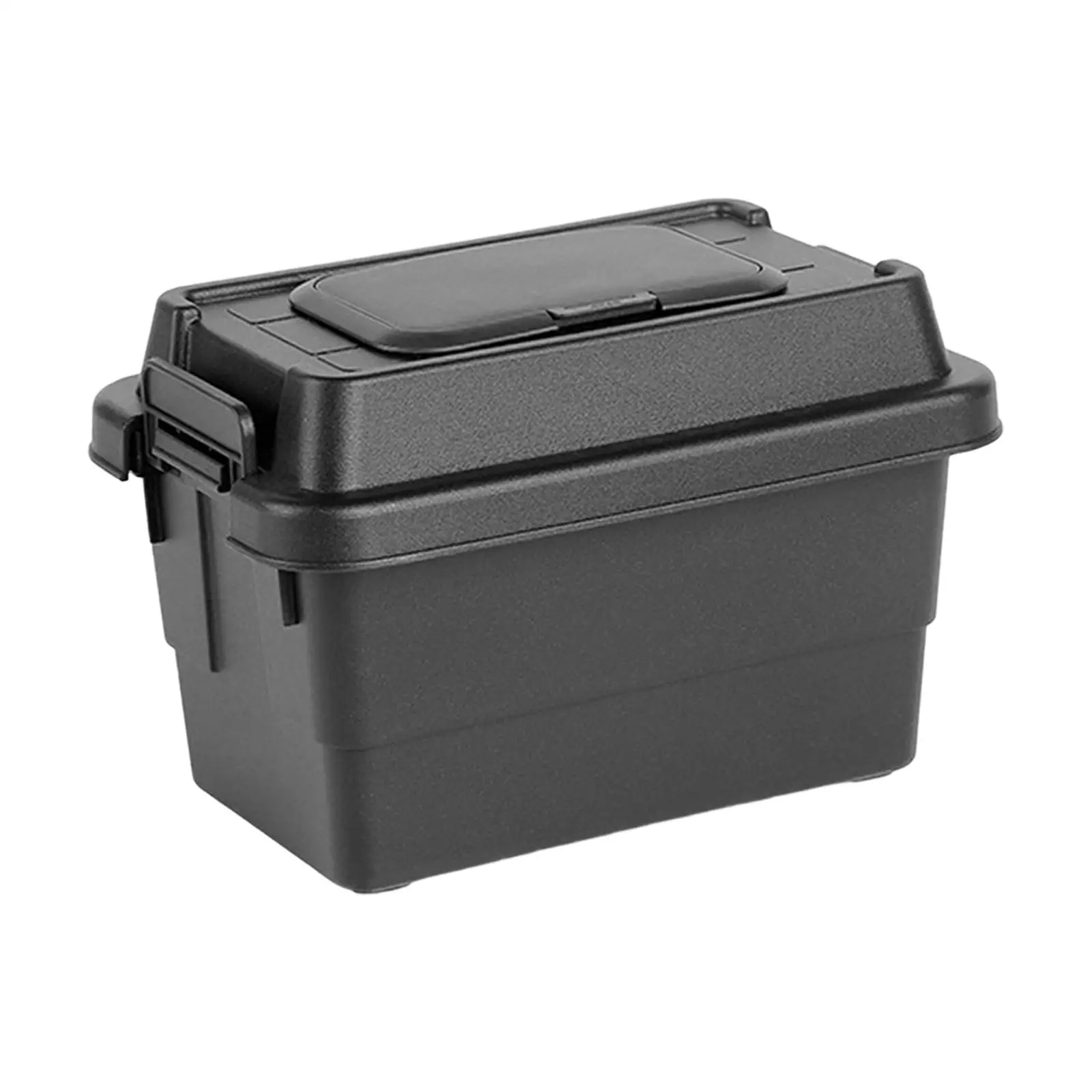 캠핑 잡화 보관 상자, 다기능 방수 두꺼운 티슈 박스, 뚜껑 포함, 자동차 식료품, 바베큐 배낭 여행