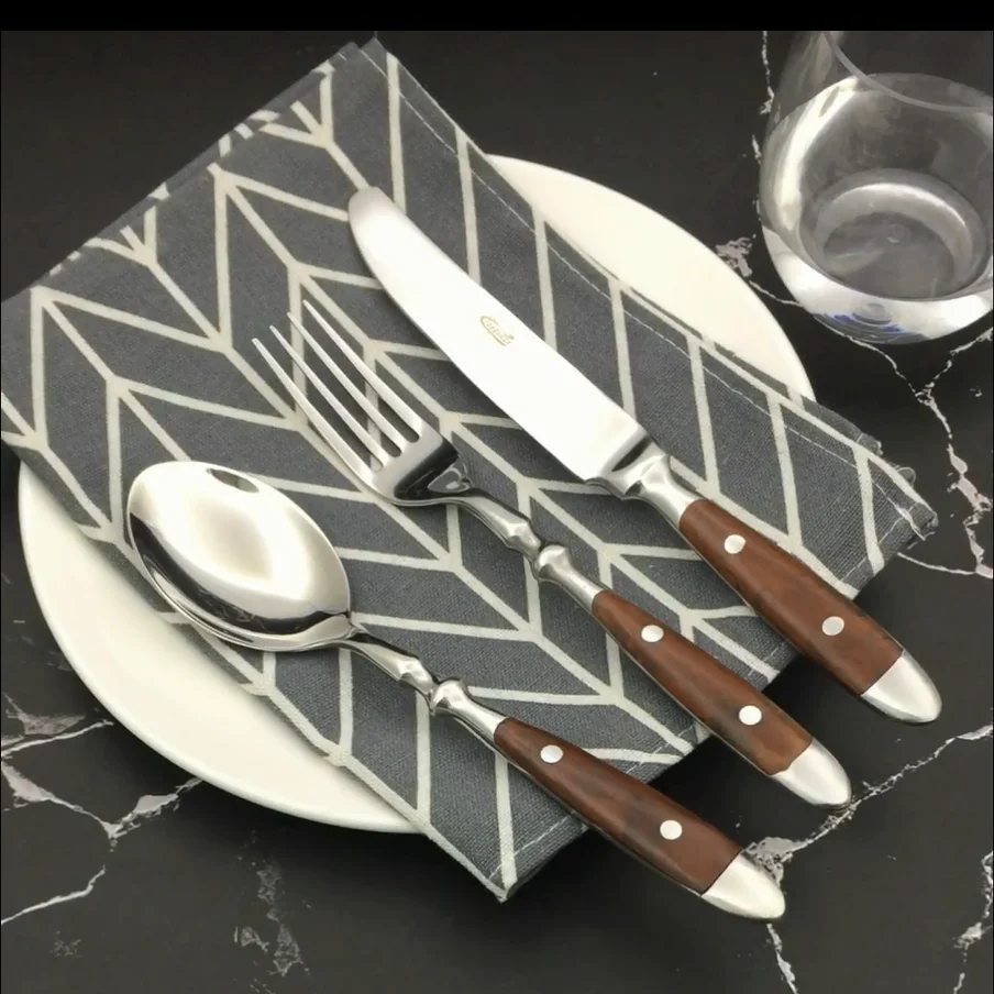 4-10pcs Laguiole Steak Knives Dinner Knifes Black Tableware Stainless Steel  Table Knife Set Plastic Handle Restaurant Bar Tool - AliExpress