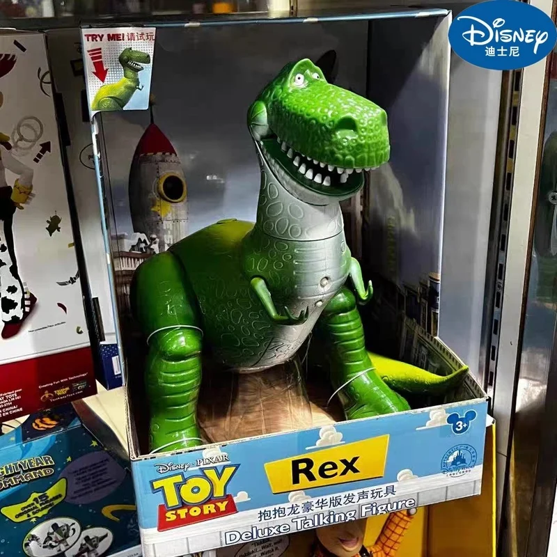 

Disney Toy Story 4 Rex The Green Dinosaur Pvc Action Figures Model Dolls Legs Can Move Toys Collection Gifts Toys present