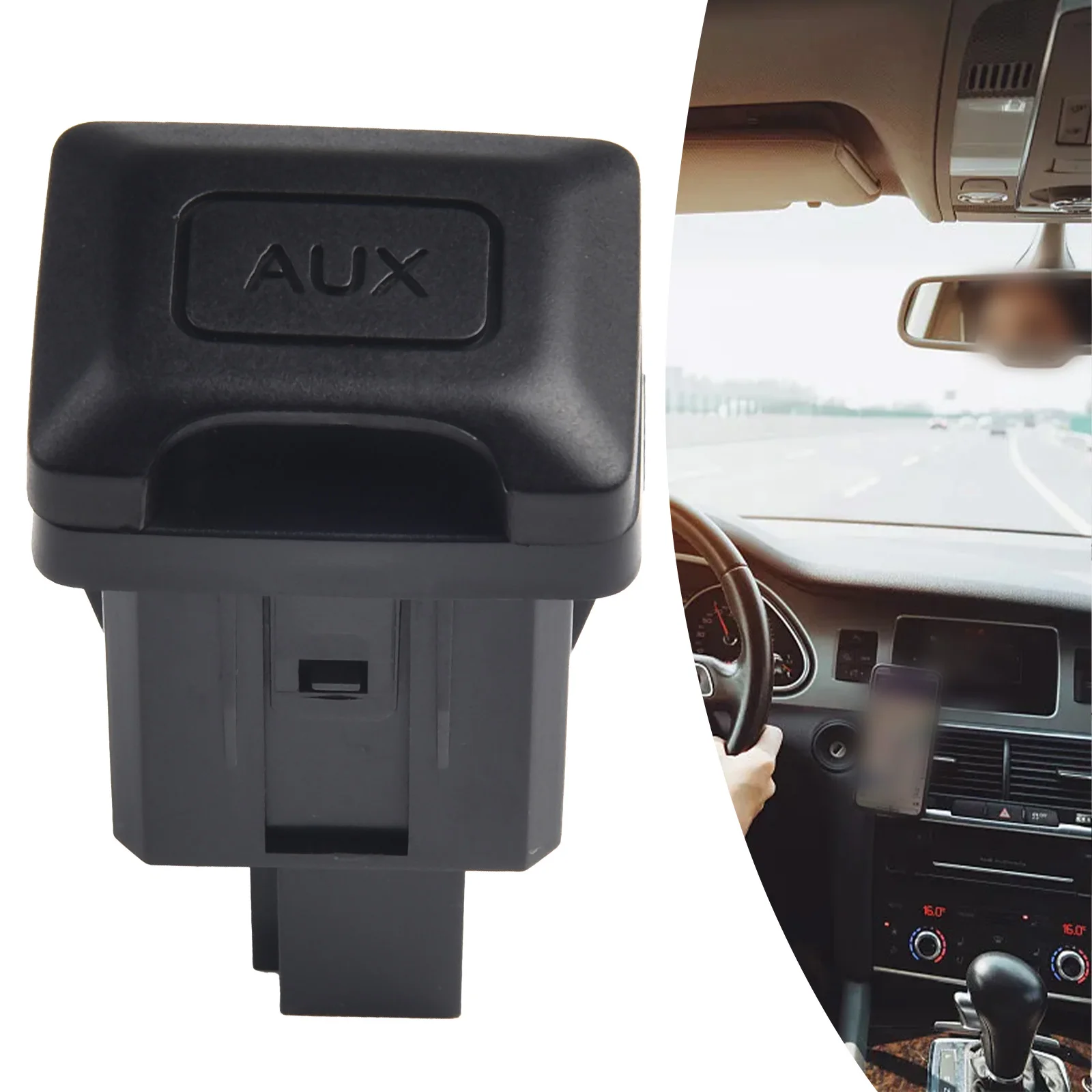 1pc Plug Adapter Auxiliary Input Aux Port Black Plastic For Honda For Civic For CRV 2009-2011 39112-SNA-A01 Electrical Equipment images - 6