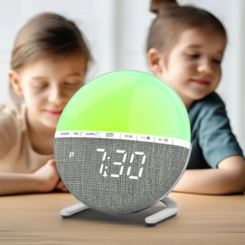 Wake Up Sunrise Alarm Clock with Light & Sound 5