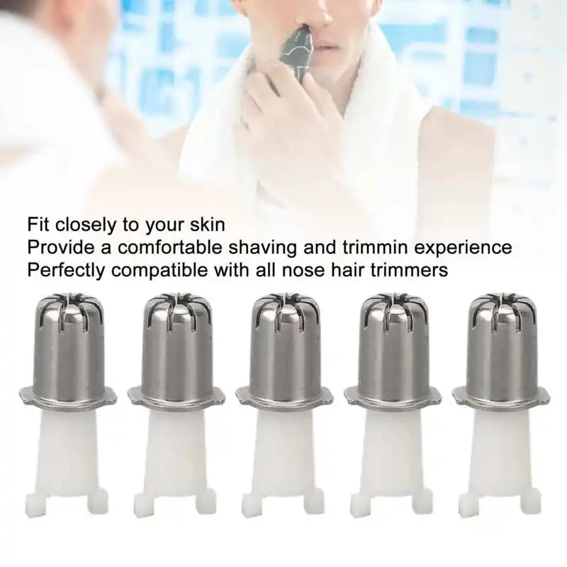 10pcs Nose Hair Trimmer Head Accurate Shaving Universal Replacement
