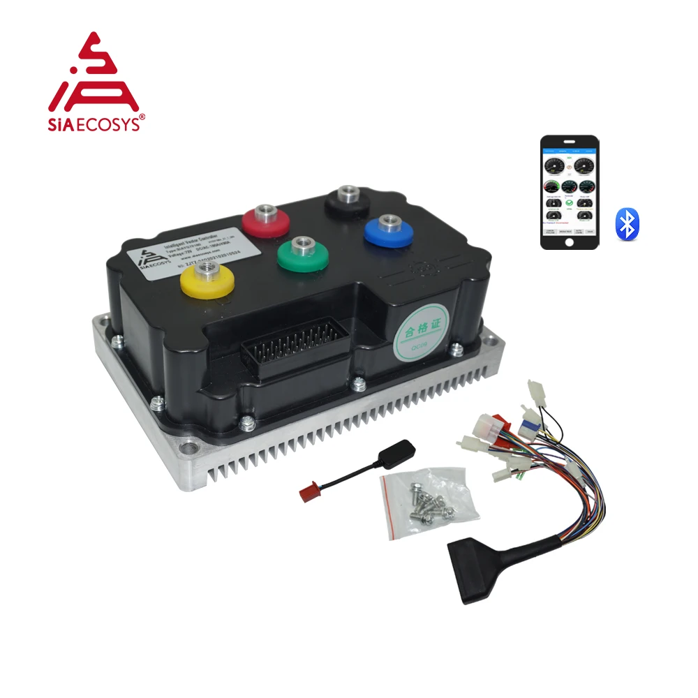 QSMOTOR 138 3000W V1 V2 70H 72V 100KPH Mid drive Motor conversion kit with Fardriver ND72530 Controller