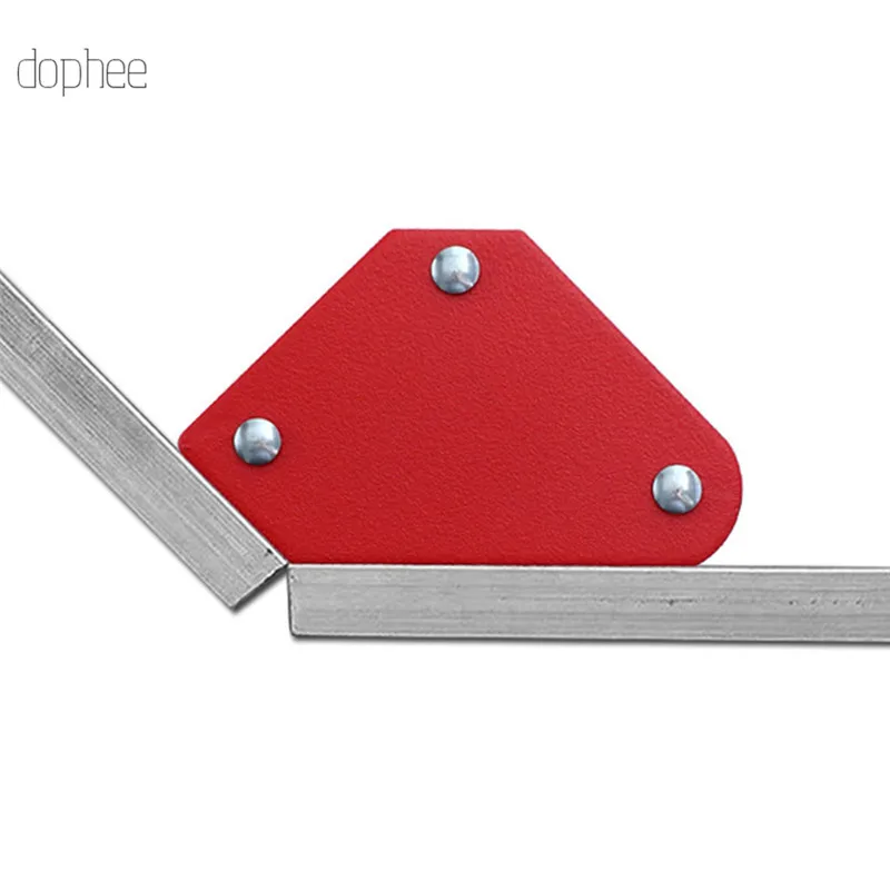 dophee 1pc 9LB Welding Positioner agnetic Tool Welding Auxiliary Fixing Clip Neodymium Strong Magnet Right Angle Bevel Fixed