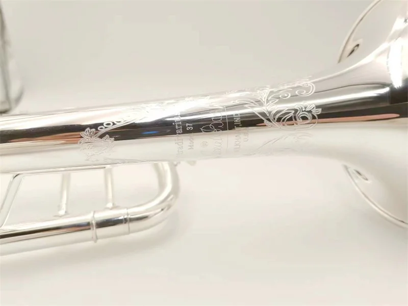 trumpet Stradivarius 37 Anniversary Silver Trumpet Pipe Flat Instrument Brass Strudents